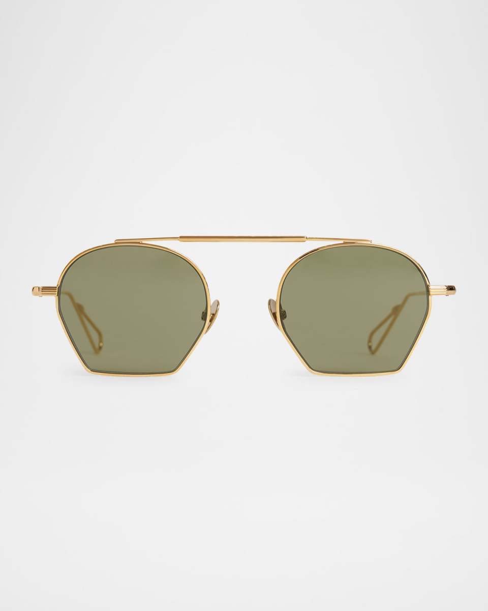 Chaillot Metal & Nylon Round Sunglasses